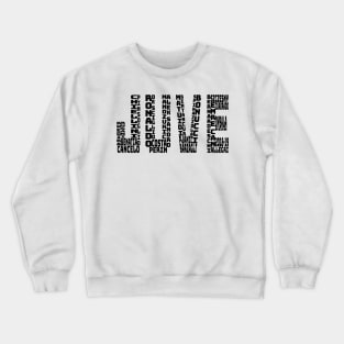 Juventus 2018-2019 - Black Text JUVE Crewneck Sweatshirt